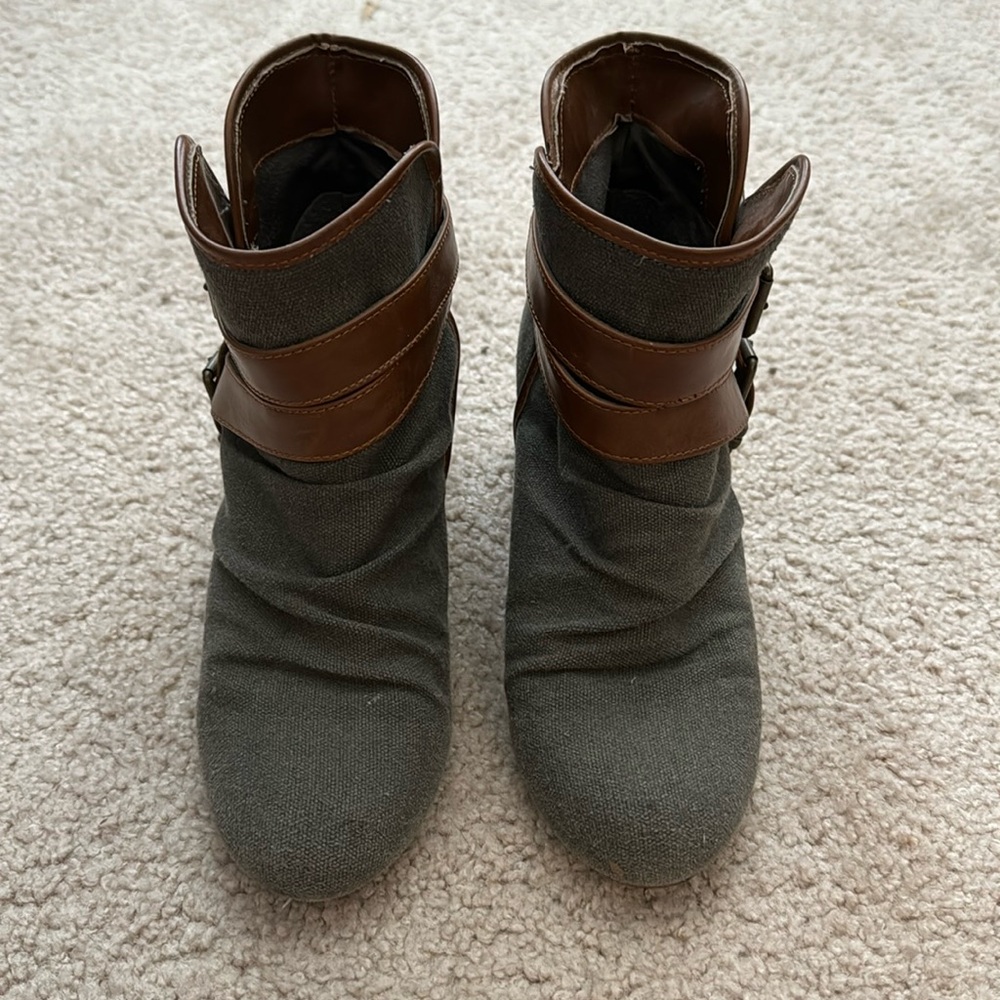 Aldo Hidden Wedge Booties